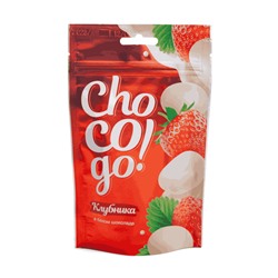 ChoCoGo 100 гр Клубника в белом шоколаде 1/18