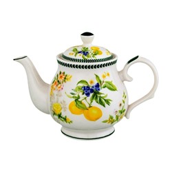 Чайник 380 мл 17*10*12 см "Лимоны" NEW BONE CHINA