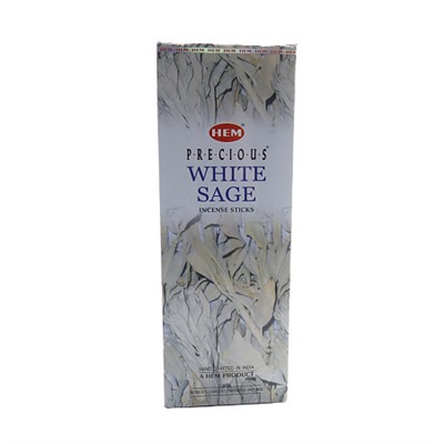 Благовония HEM Precious WHITE SAGE Белый шалфей уп-6шт