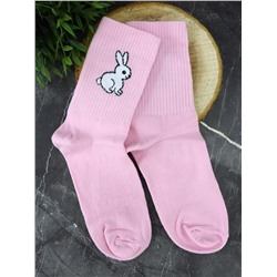Носки женские "Cute bunny", р. 35-40, розовый