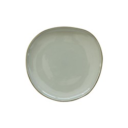 Тарелка закусочная 22см (зелёный) "Organica" без инд.упаковки.