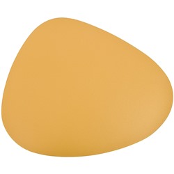 Салфетка сервировочная (плейсмат) "Экокожа" (желтый) 45*37 см (min4) (упаковочный пакет)
