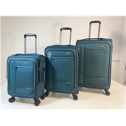 Комплект из 3-х чемоданов  MIRONPAN   50121 Бирюзовый