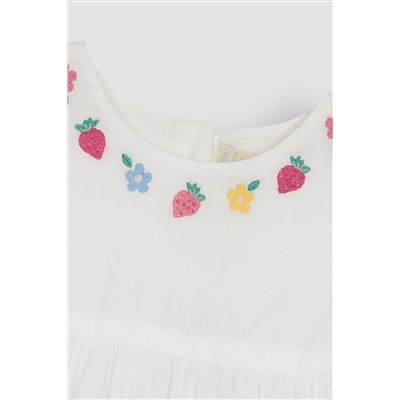 JoJo Maman Bébé Embroidered Baby Dress