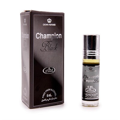 Масло парфюмерное AL REHAB Champion Black мужской аромат 6ml