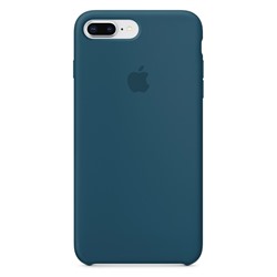 Силиконовый чехол для iPhone 7 Plus / 8 Plus космический синий (Cosmos Blue)