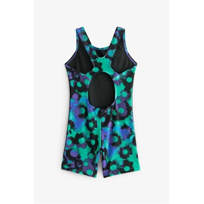 Blue/Green Shorts Swimsuit (3-16yrs)