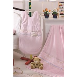 Детский спальный мешочек NANOS BABY SAC 192 (розовый, 47*88)