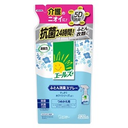 ST Спрей-освежитель "SHOSHU RIKI" для нейтрализации специфичных запахов с текстиля (аромат цветочного мыла) 320 мл, мягкая упаковка / 16