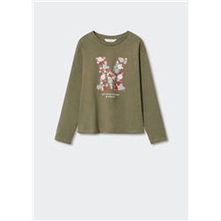 Camiseta estampado floral -  Niña | MANGO OUTLET España