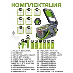 Терка, шинковка, овощерезка 22 предмета 09.10.