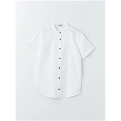 Базовая рубашка с короткими рукавами LC Waikiki Collar для мальчика