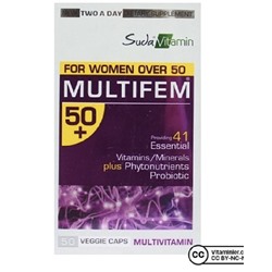 Suda Vitamin Multifem 50+ Multivitamin 50 Kapsül