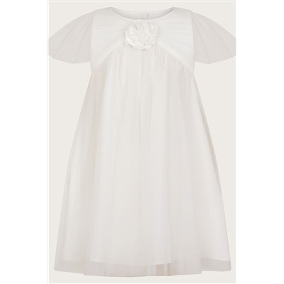 Monsoon Baby Natural Hannah Empire Seam Dress