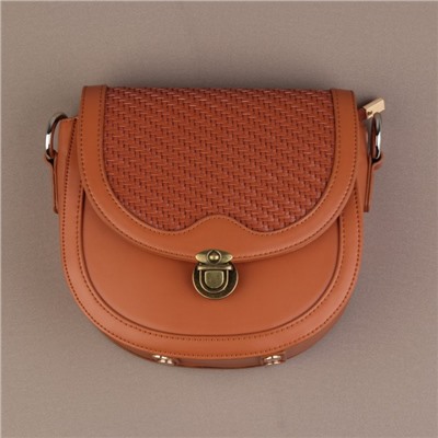 Застёжка для сумки, 3 × 3 см, цвет бронзовый