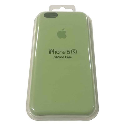 Силиконовый чехол для iPhone 6/6S бледно-зеленый