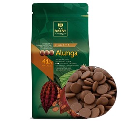 Шоколад Cacao Barry молочный ALUNGA 41% какао, упак 200 гр