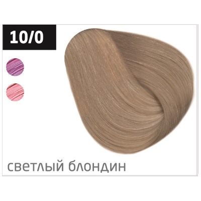 OLLIN N-JOY 10/0 – светлый блондин; перманентная крем-краска для волос 100мл