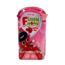 Жевательная резинка со вкусом клубники Fusen No Mi Strawberry Lotte, Вьетнам, 14 г