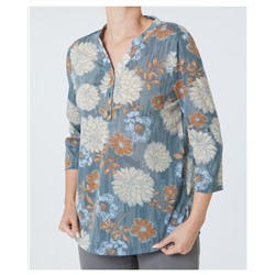 Bluse mit Blumen Janina, 3/4-Arm