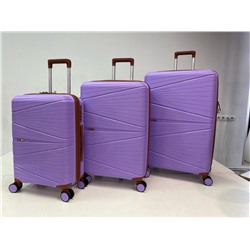 Набор из 3-х чемоданов с расширением 23103 Фиолетовый
