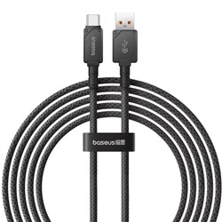 Кабель Baseus Unbreakable Series Fast Charging Data Cable USB to Type-c 100W 2m - Cluster Black (P10355801111-01)