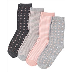 Socken 4er-Pack, Ergee, verschiedene Designs