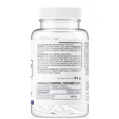 OstroVit Glukozamina 1000 mg 60 kaps - ГЛЮКОЗАМИН