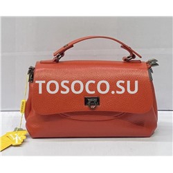 059-2 orange сумка Wifeore натуральная кожа 14х25х9