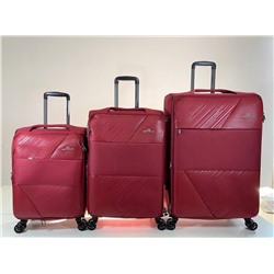 Комплект из 3-х чемоданов  MIRONPAN   50123 Бордовый