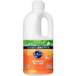 KAO Средство для мытья посуды "CuCute" (с ароматом апельсина / быстрое смывание) 1250 мл, канистра / 6
