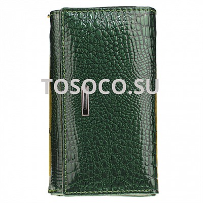 712h7 green кошелек натуральная кожа 10x14x2