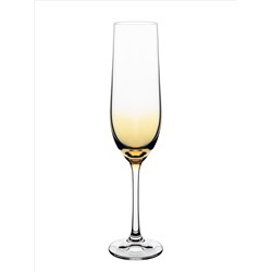 Виола бокал д/шампанского 190мл 905214 Оранжевый люстр (*6)