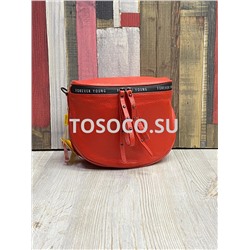 3348-2 red сумка Wifeore натуральная кожа  17х23
