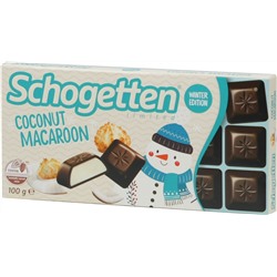 Schogеtten. Новый год. Coconut Macaroon (Кокосовое печенье) 100 гр. карт.упаковка