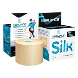 Лейкопластырь BBTape SILK (ice) 5см х500см (Бежевый) для кинезио тейпирования