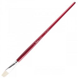 Кисть Щетина, плоская, №8, длинная ручка, дерево Creative Pinax 104008