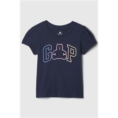 Gap Mix and Match Floral Logo Short Sleeve Crew Neck T-Shirt (Newborn-5yrs)