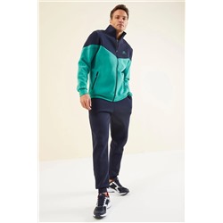 TOMMYLIFE Sea Green — Мужской спортивный костюм для джоггеров цвета индиго — 85237