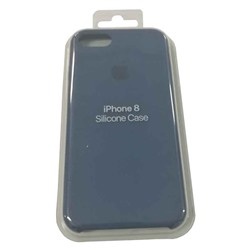 Силиконовый чехол для iPhone 7/8 древесно-угольный