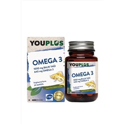 Youplus Omega 3 1000 Mg 30 Kapsül