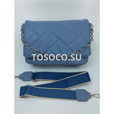 S419 blue сумка DOLLY экокожа 19х27х8