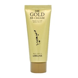 Lebelage ВВ-крем омолаживающий c экстрактом золота / 24k Gold BB Cream Spf 50+ Pa+++, 30 мл