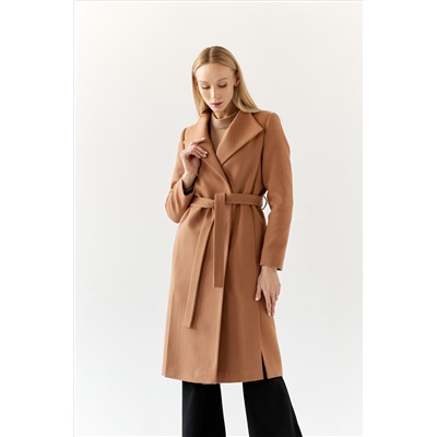 Пальто женское демисезонное 26117 (кэмел)