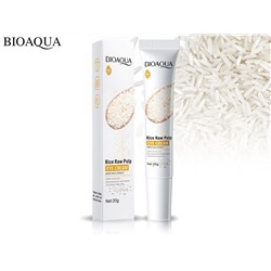 Крем для кожи вокруг глаз с экстрактом риса Bioaqua Rice Raw Pulp Eye Cream, 20мл