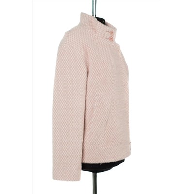 01-10828 Пальто женское демисезонное Ворса розовый