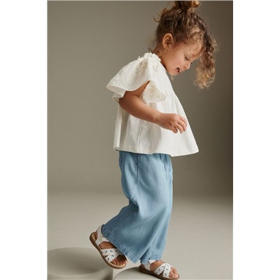 Denim Wide Leg Trousers (3mths-7yrs)