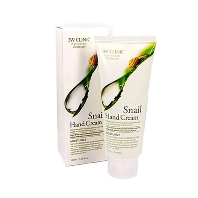 3W Clinic Hand Cream(100ml)  SNAIL