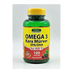 Vitapol Kıds Çocuk Omega 3 Karamürver 100 Kapsül