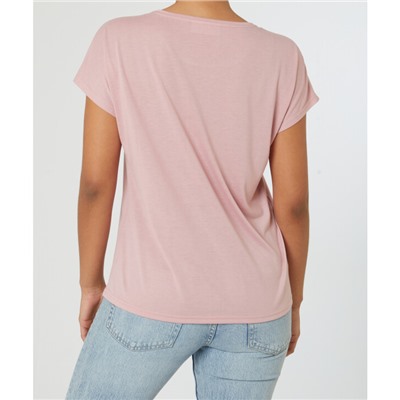 Rosa T-Shirt
     
      Janina, Rundhalsausschnitt